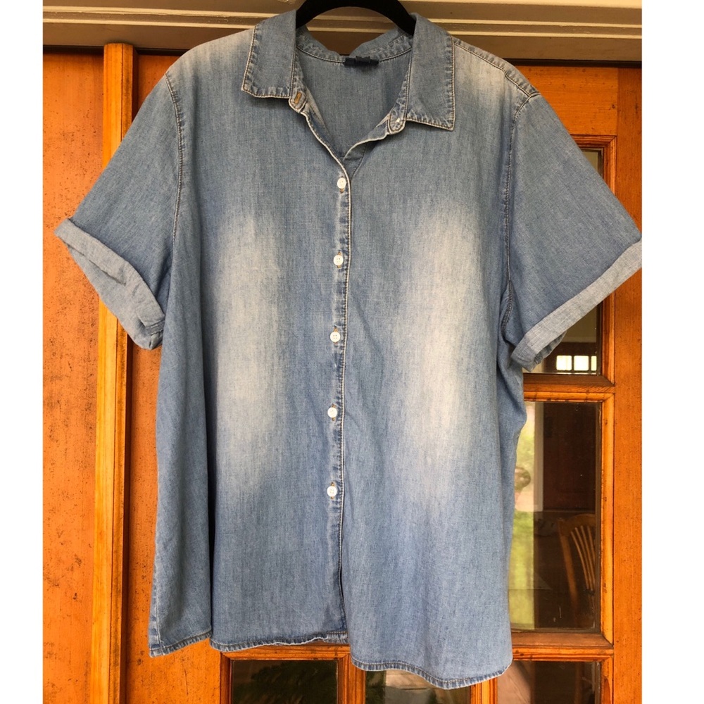 J. Jill Relaxed Chambray Shirt